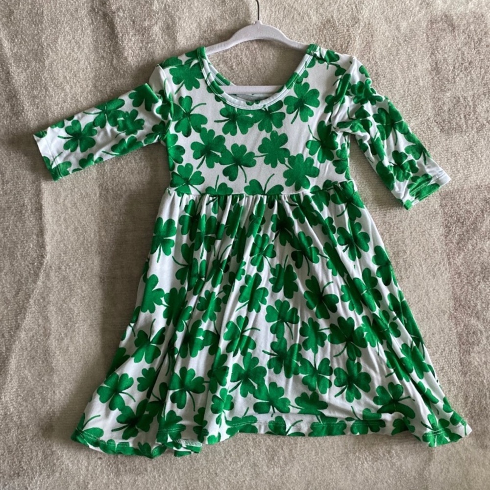 Little Sleepies Play Shamrock Dress